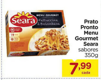 Carrefour Bairro Prato pronto Menu Gourmet Seara 350g oferta