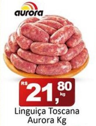 Rede Krill Linguica Toscana Aurora 1kg oferta