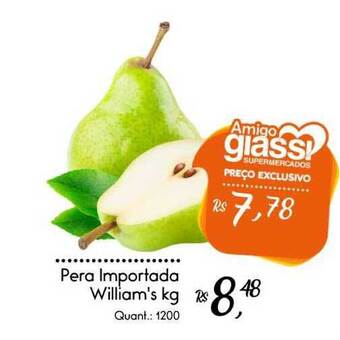 Giassi Supermercados Pera Importada William's 1kg oferta