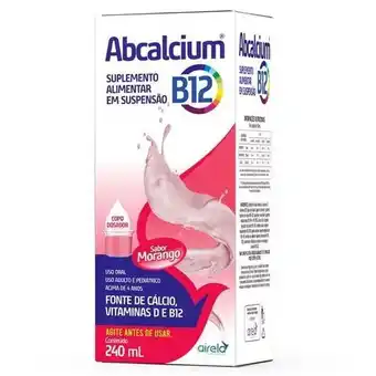 Pão de Açúcar Abcalcium b12 cálcio + vitaminas d + b12 240 ml airela oferta