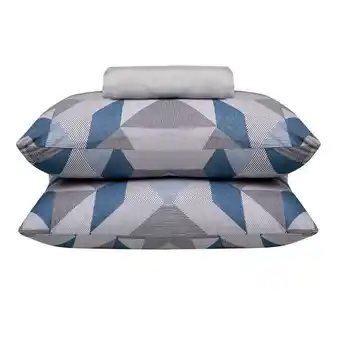Lojas Havan Jogo de cama casal 3 peças malha slim - tech multicolor cinza oferta