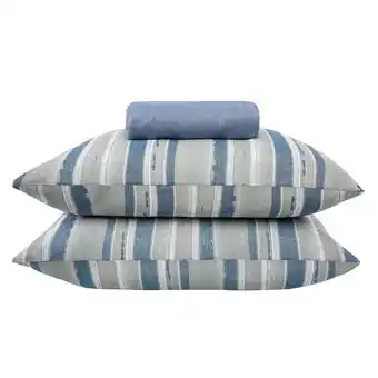 Lojas Havan Jogo de cama queen 3 peças malha slim - poseidon azul oferta