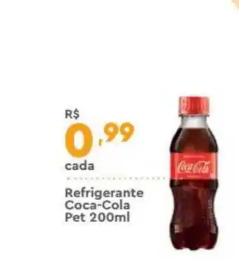 Supper Rissul Refrigerante Coca Cola 200ml oferta