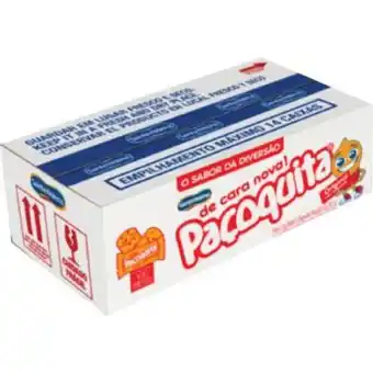 Paçoca rolha embrulhada caixa 1,5kg - santa helena/paçoquita