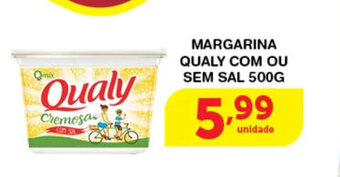 Roldão Margarina Qualy com ou sem sal 500g oferta