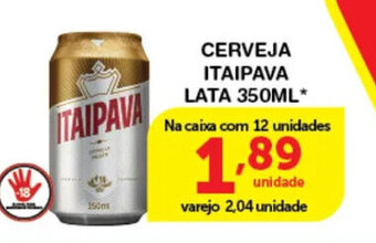 Roldão Cerveja Itaipava lata 350ml oferta