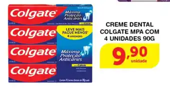 Creme dental Colgate MPA com 4 Unidades 90g