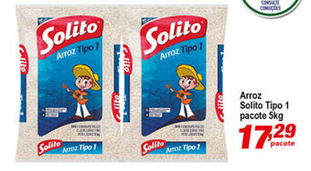 Ricoy Supermercados Arroz Solito tipo 1 pacote 5kg oferta