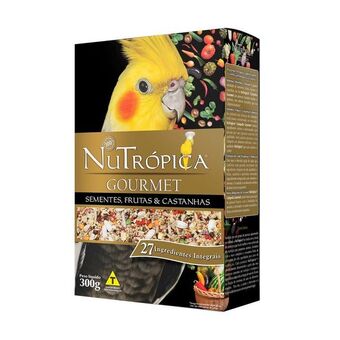 Ração nutrópica gourmet para calopsitas