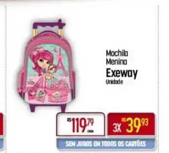 Mochilla Menina Exeway