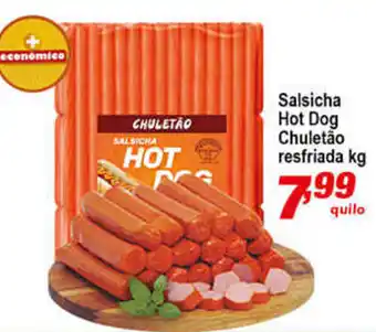 Salsicha Hot Dog Chuletao resfriada 1kg