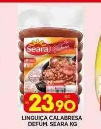 Supermercado Porecatu Linguiça calabresa defum. seara kg oferta