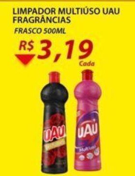 Assaí Atacadista Limpador Multiuso Uau Fragrancias 500ml oferta