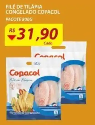 Assaí Atacadista File de Tilapia Congelada Copacol 800g oferta