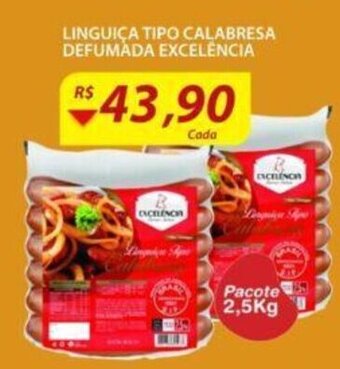 Assaí Atacadista Linguica tipo calabresa defumada Excelencia 2.5kg oferta
