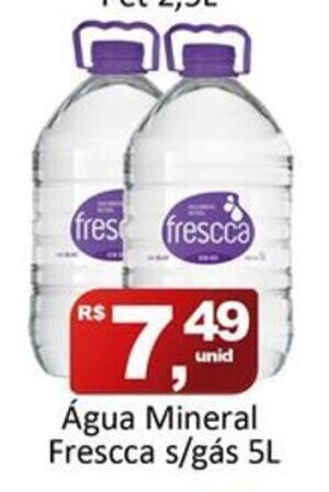 Rede Krill Agua Mineral Frescca s/ gas 510ml oferta