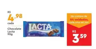 Supper Rissul Chocolate Lacta 90g oferta