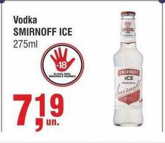 Higa Atacado Vodka smirnoff ice oferta