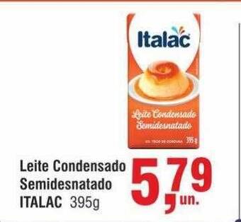 Higa Atacado Leite condensado semidesnatado italac oferta