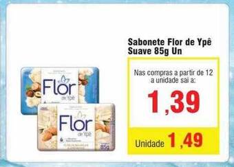 Spani Atacadista Sabonete flor de ypê suave oferta