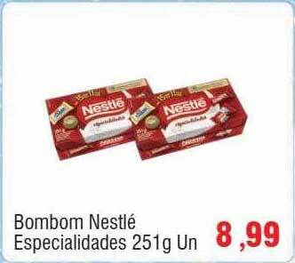 Spani Atacadista Bombom nestlé especialidades oferta