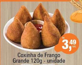 Supermercados Alvorada Coxinha de frango grande oferta