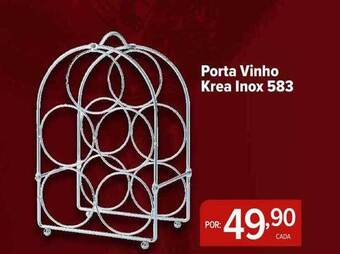 Perini Porta vinho krea inox 583 oferta