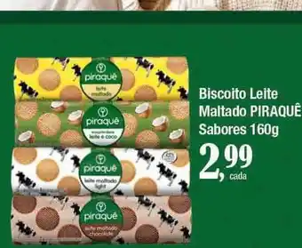 Supermercados Unidos Biscoito Leite Maltado Piraquê 160g oferta