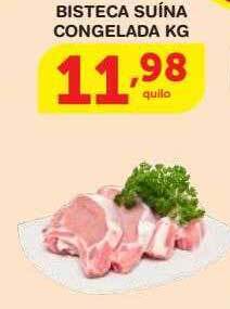 Roldão Bisteca suína congelada kg oferta