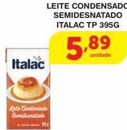 Roldão Leite condensado semidesnatado italac tp oferta