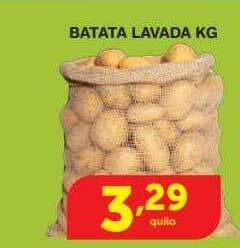 Roldão Batata lavada kg oferta