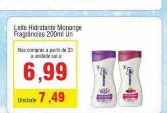 Spani Atacadista Leite hidratante monange fragrâncias oferta