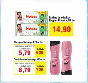 Spani Atacadista Toalhas umedecidas huggies classic c- 96 oferta