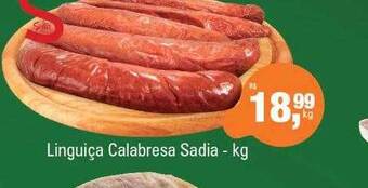 Supermercados Alvorada Linguiça calabresa sadia kg oferta