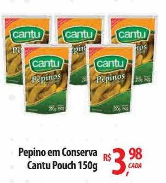 Pepino em conserva cantu pouch