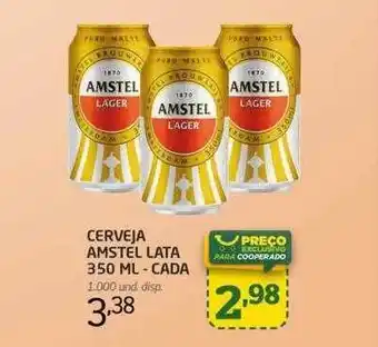 Cooper Cerveja amstel lata - cada oferta
