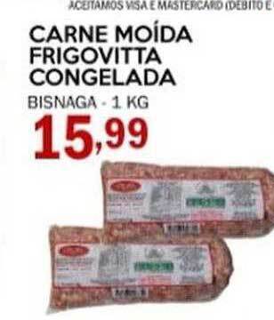 Carne moida frigovita congelada