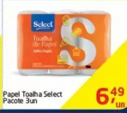 Tenda Atacado Papel toalha select pacote 3 un oferta
