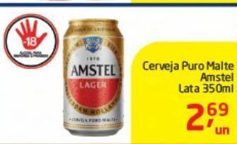 Tenda Atacado Cerveja puro malte amstel oferta