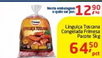 Tenda Atacado Linguiça toscana congelada frimesa oferta