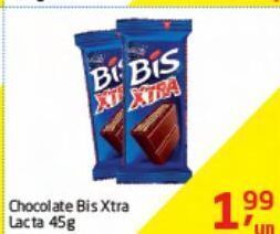 Tenda Atacado Chocolate bis xtra lacta 45g oferta