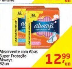 Tenda Atacado Absorvente com abas super proteçao oferta