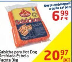 Tenda Atacado Salsicha para hot dog oferta