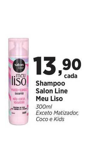 Shampoo Salon Line Meu Liso 300ml
