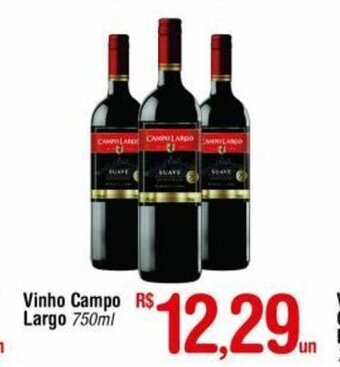 Fort Atacadista Vinho Campo Largo 750ml oferta