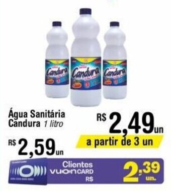 Fort Atacadista Agua Sanitaria Candura 1L oferta