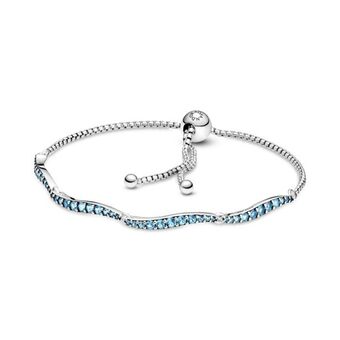 Bracelete regulavel onda azul