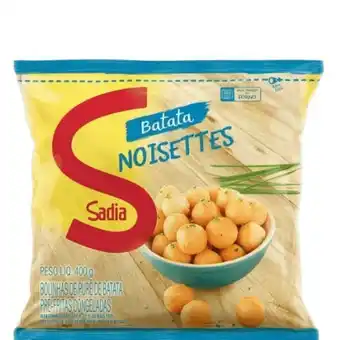 Super Lagoa Batata noisette pre frita congelada sadia 400g oferta