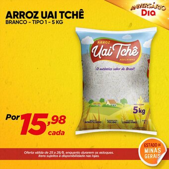 Dia Arroz Uai Tche 5kg oferta