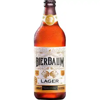 Pão de Açúcar Cerveja bierbaum lager garrafa 600ml oferta